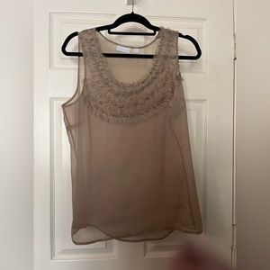 New York Company golden tank top size L
